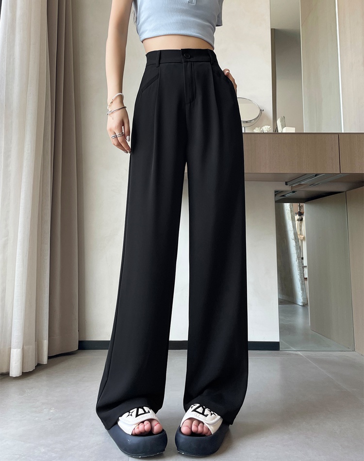 Straight pants wide leg pants business suit for women