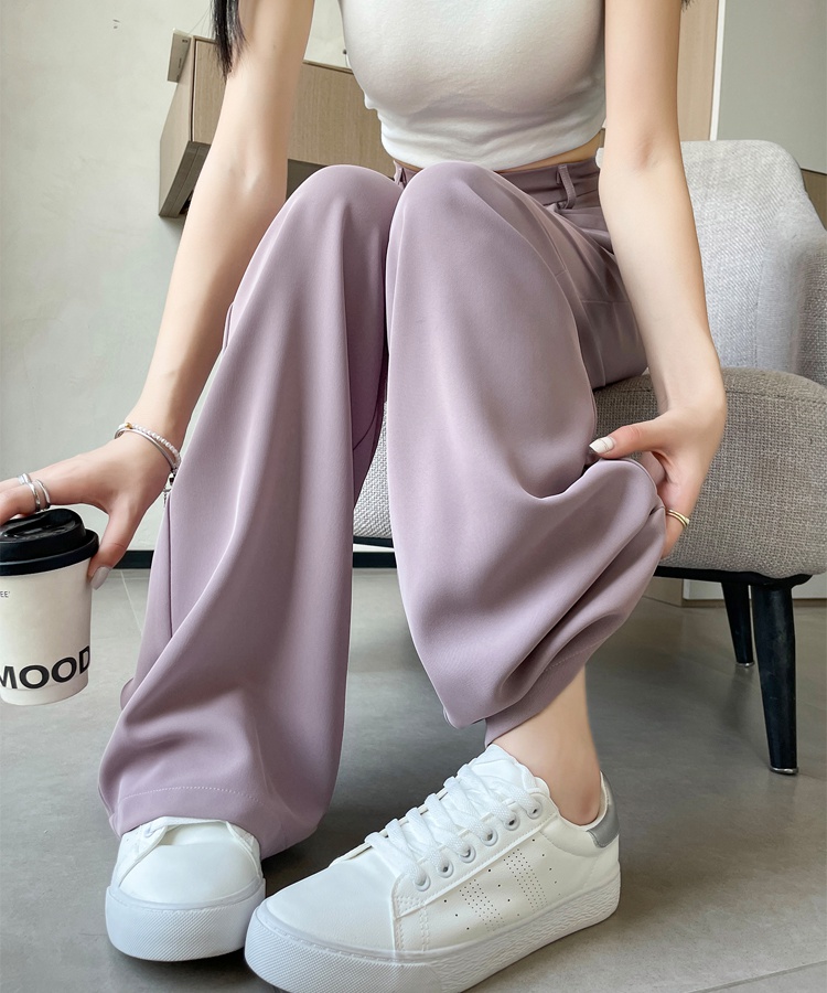 Straight pants wide leg pants business suit for women