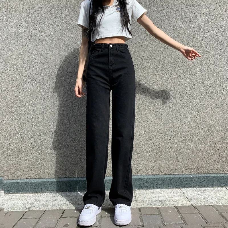 Elasticity show high flare pants Korean style pants for women