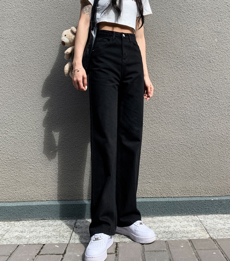 Elasticity show high flare pants Korean style pants for women