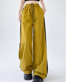 Wicking wide leg pants straight work pants for women