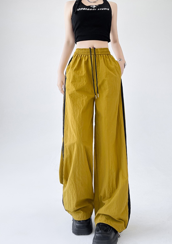 Wicking wide leg pants straight work pants for women