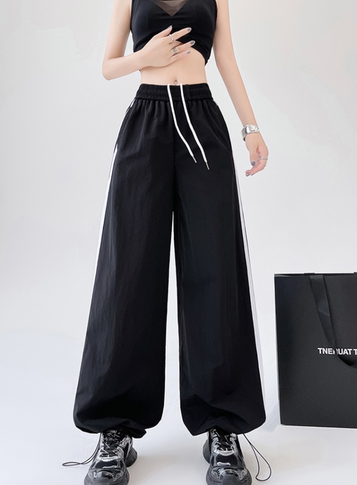 Wicking wide leg pants straight work pants for women