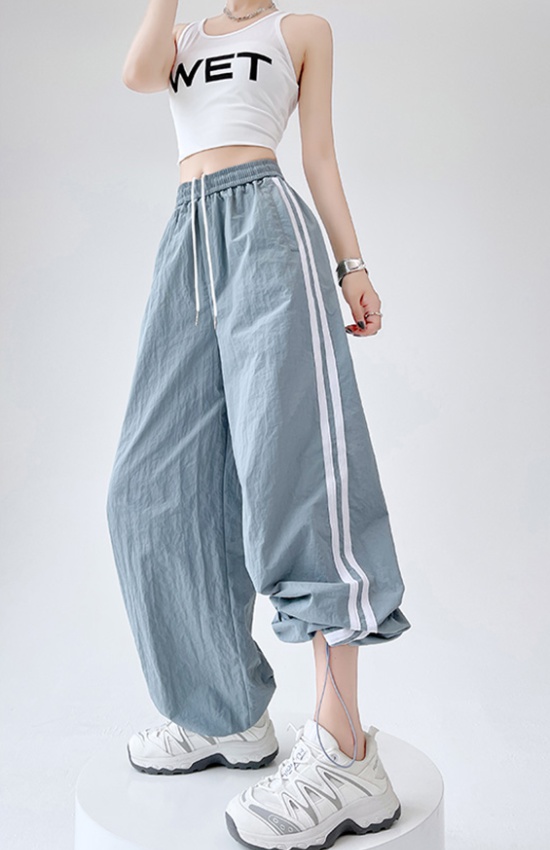 Wicking wide leg pants straight work pants for women