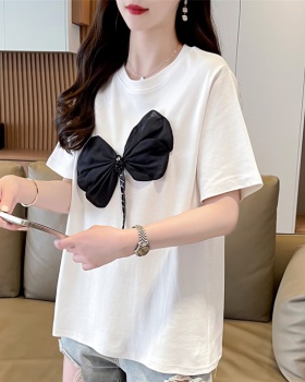 Niche Casual tops short sleeve cotton T-shirt for women