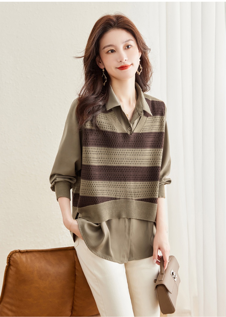 Show young Western style tops loose sweater