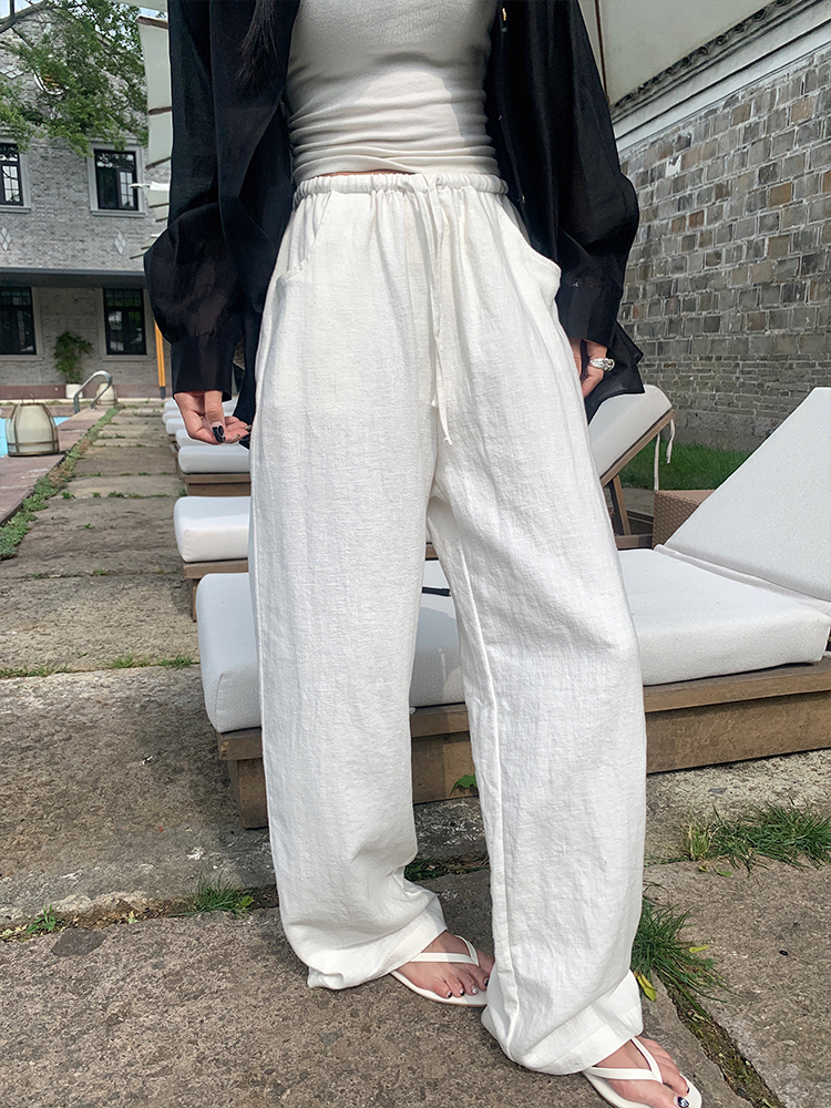 High waist casual pants wide leg pants for women