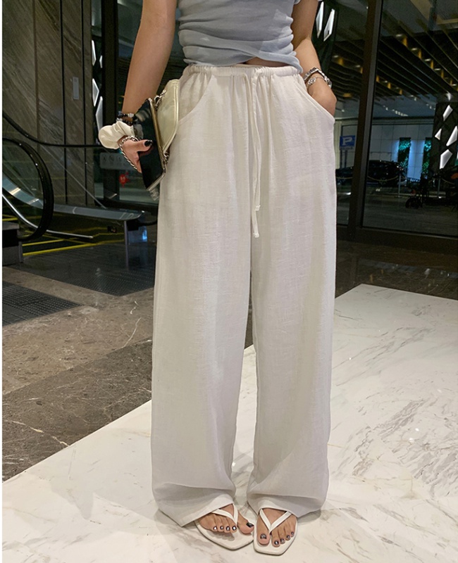 High waist casual pants wide leg pants for women