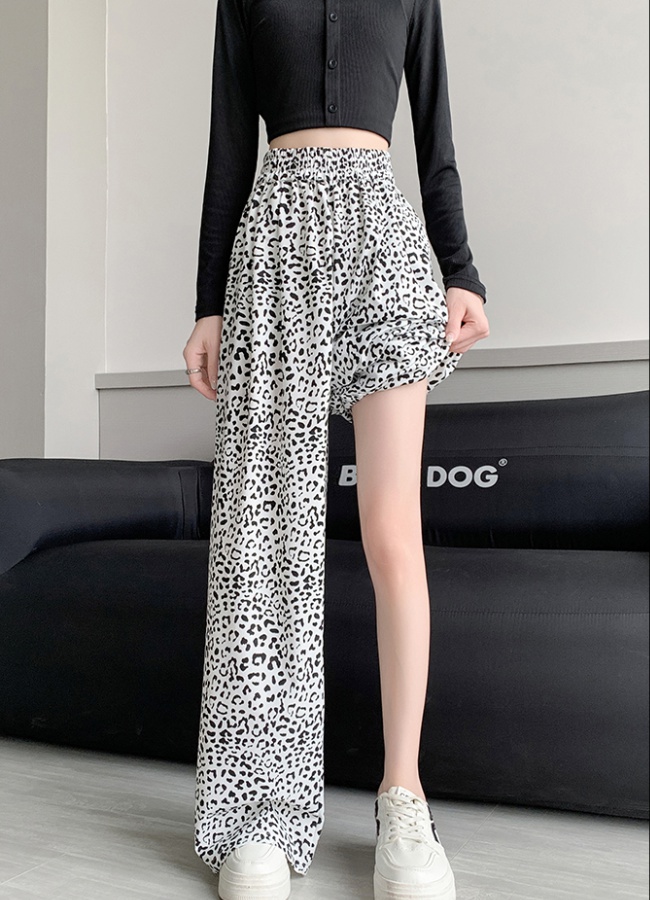 Temperament wide leg pants casual pants for women