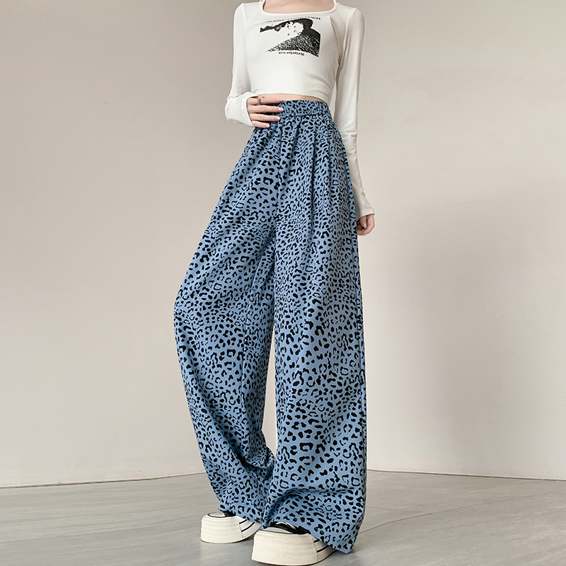 Temperament wide leg pants casual pants for women