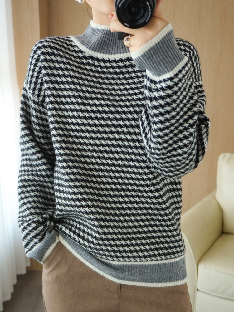 Thick shirts cashmere sweater for women