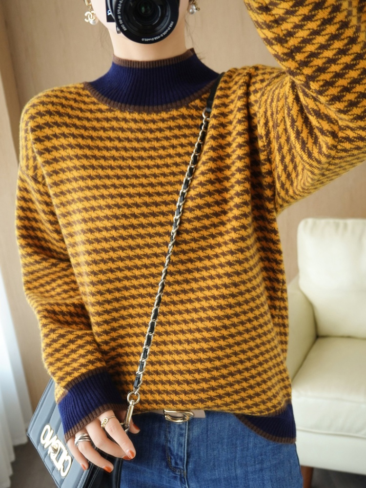 Thick shirts cashmere sweater for women