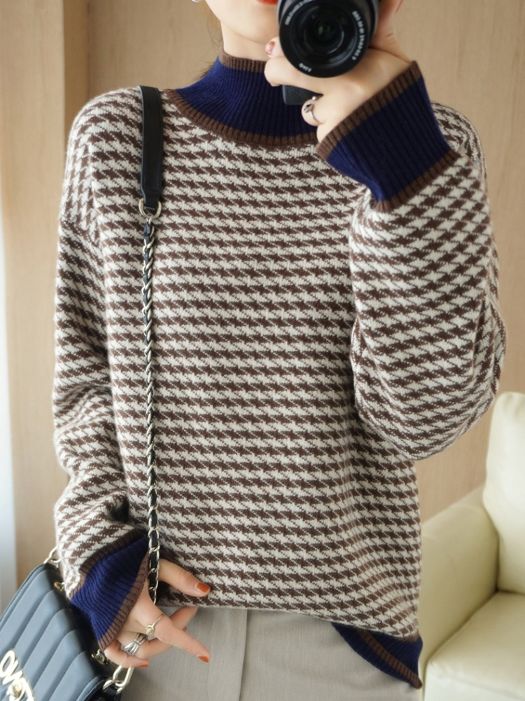 Thick shirts cashmere sweater for women