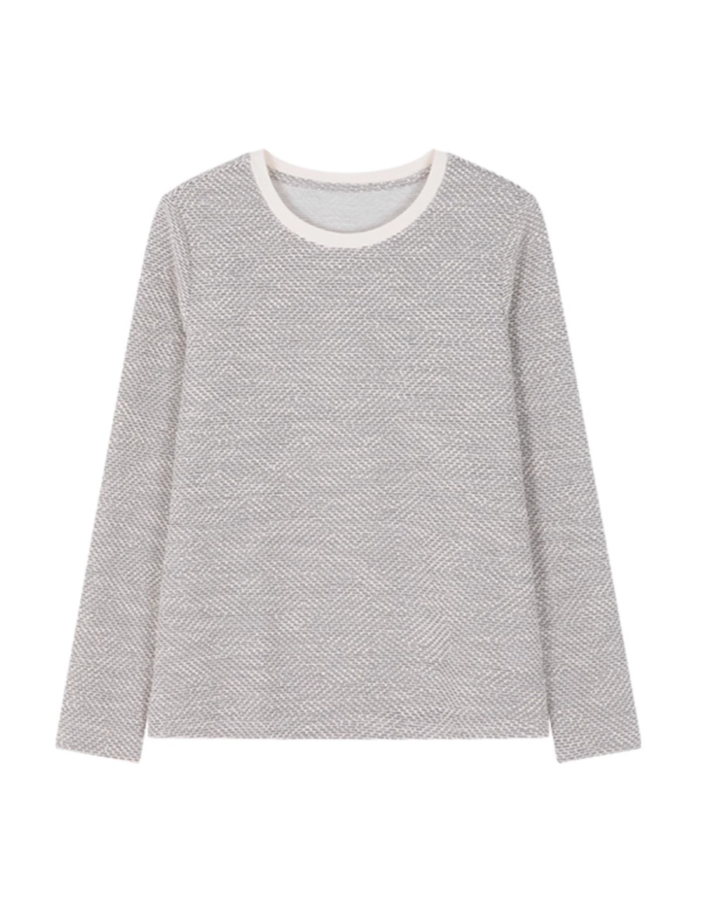 Long sleeve autumn round neck knitted Casual T-shirt