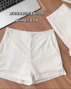 Cotton commuting shorts Casual slim business suit for women