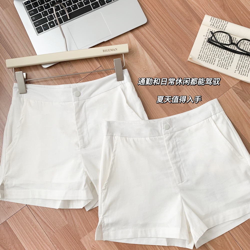 Cotton commuting shorts Casual slim business suit for women