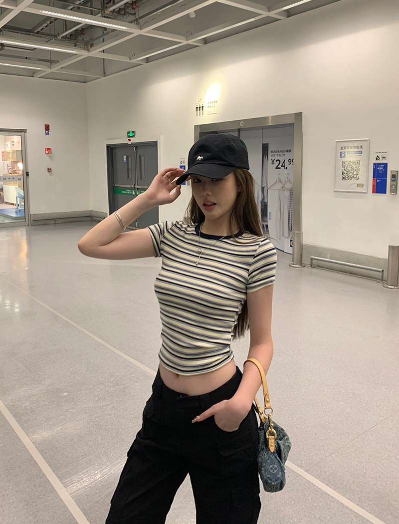 Korean style fashion T-shirt summer tops for women