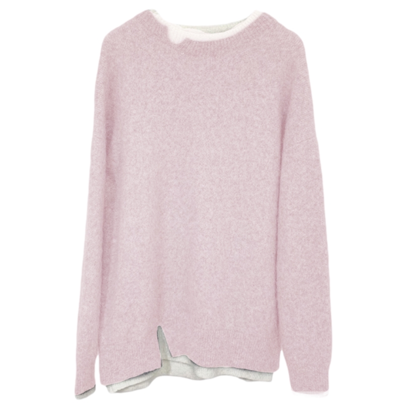 Lazy knitted tops autumn and winter niche sweater for women