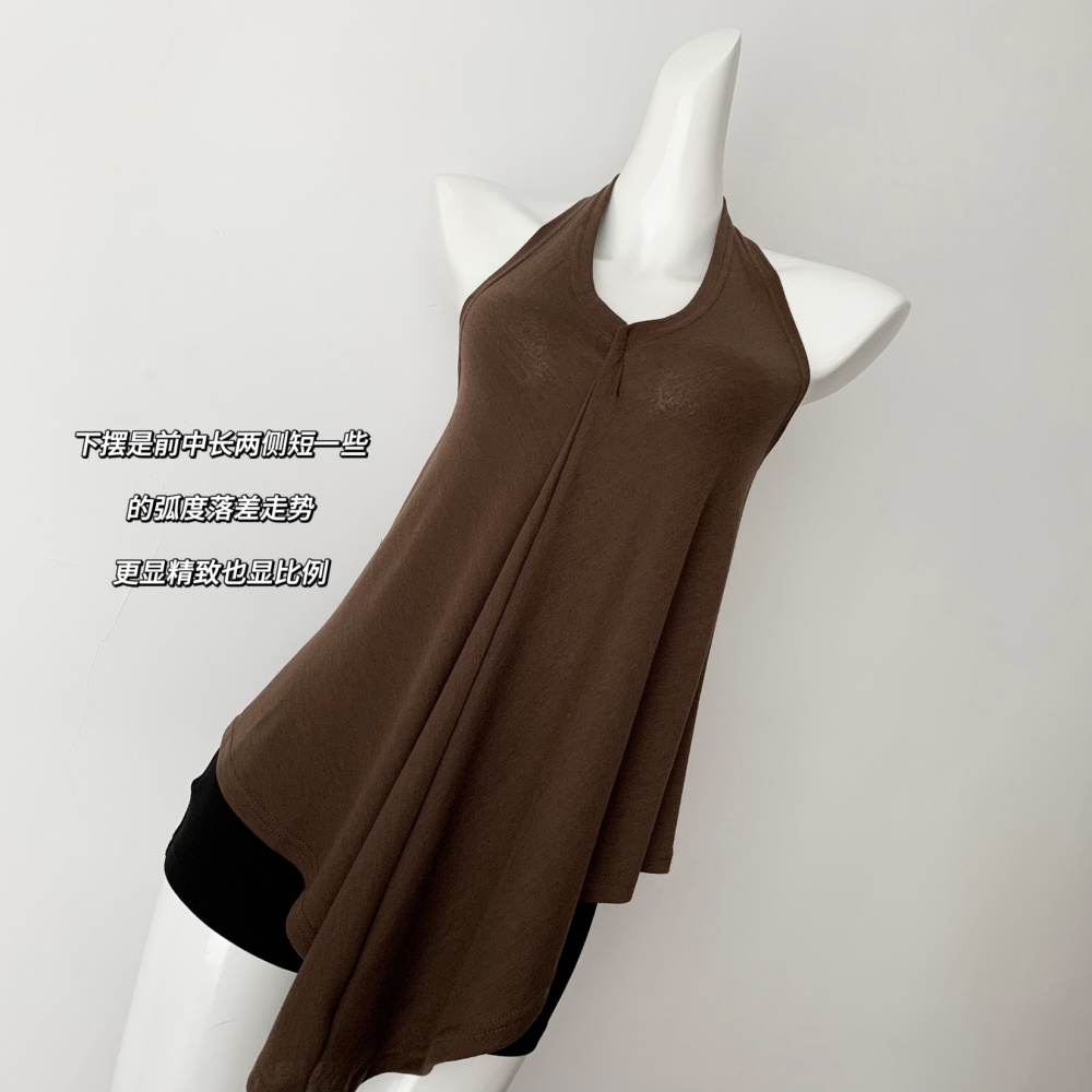 Spicegirl summer wool tops pure sexy vest for women