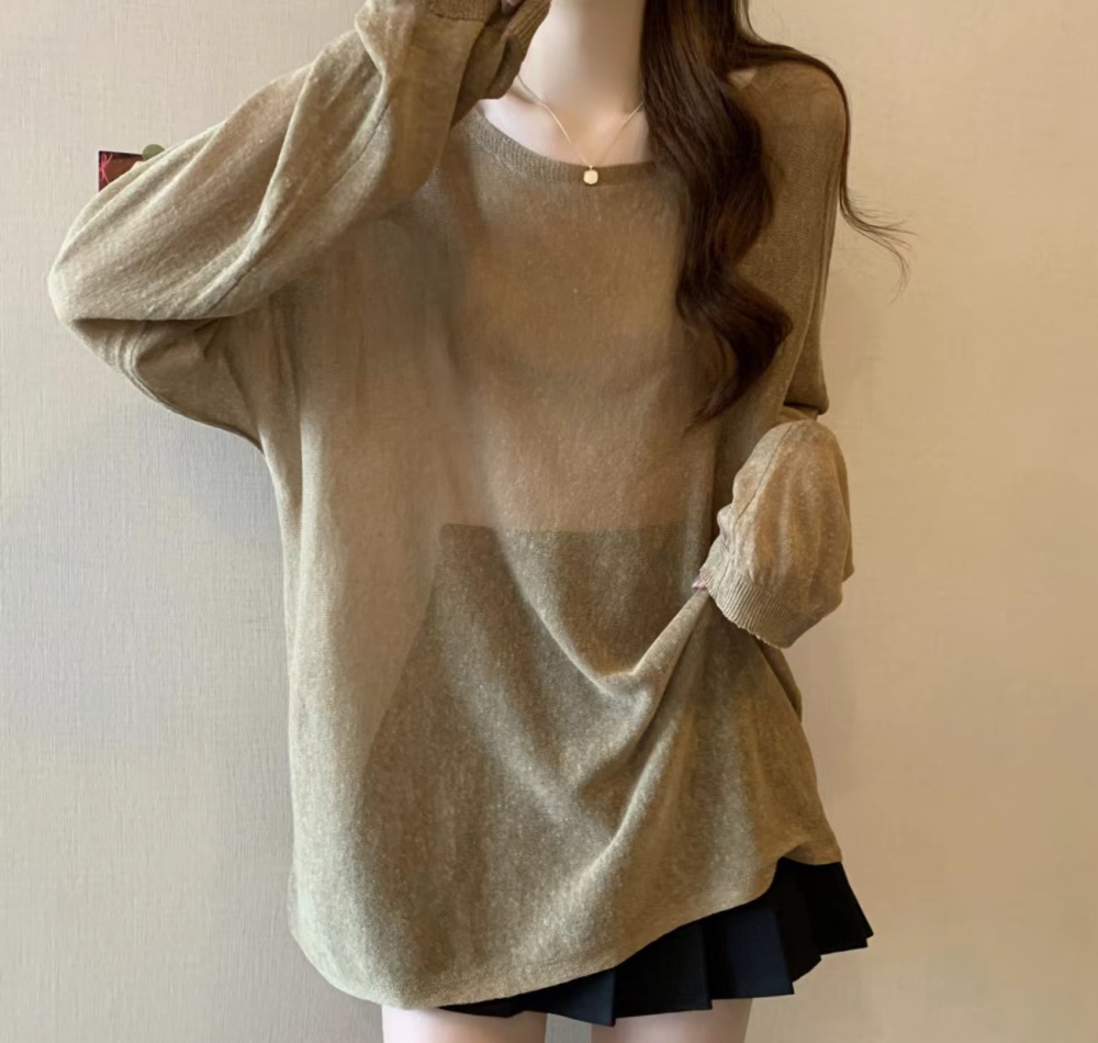 Sunscreen large yard sweater autumn coat