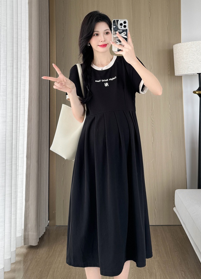 Long dress loose maternity clothing for women