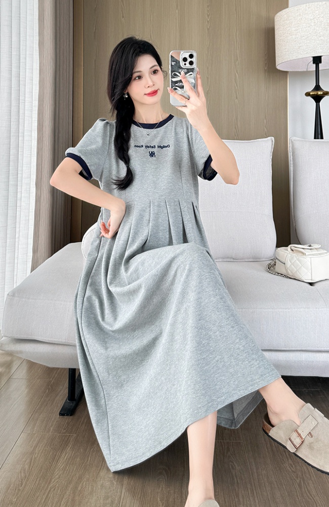 Long dress loose maternity clothing for women