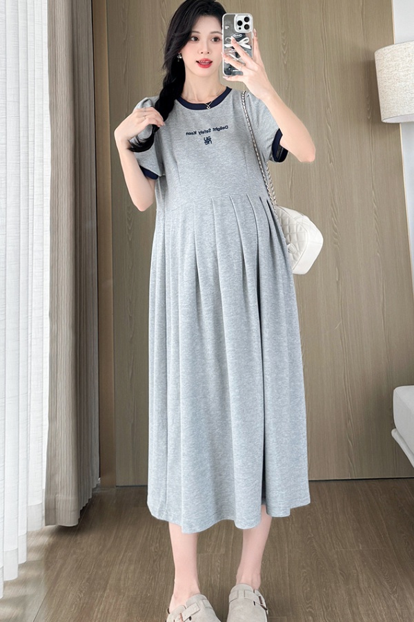 Long dress loose maternity clothing for women