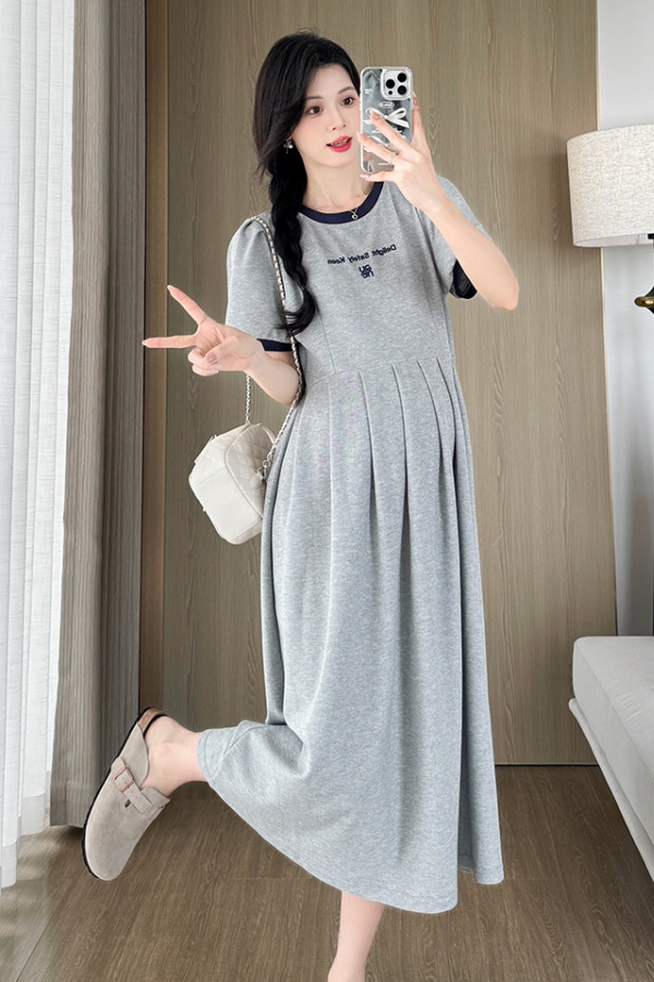 Long dress loose maternity clothing for women