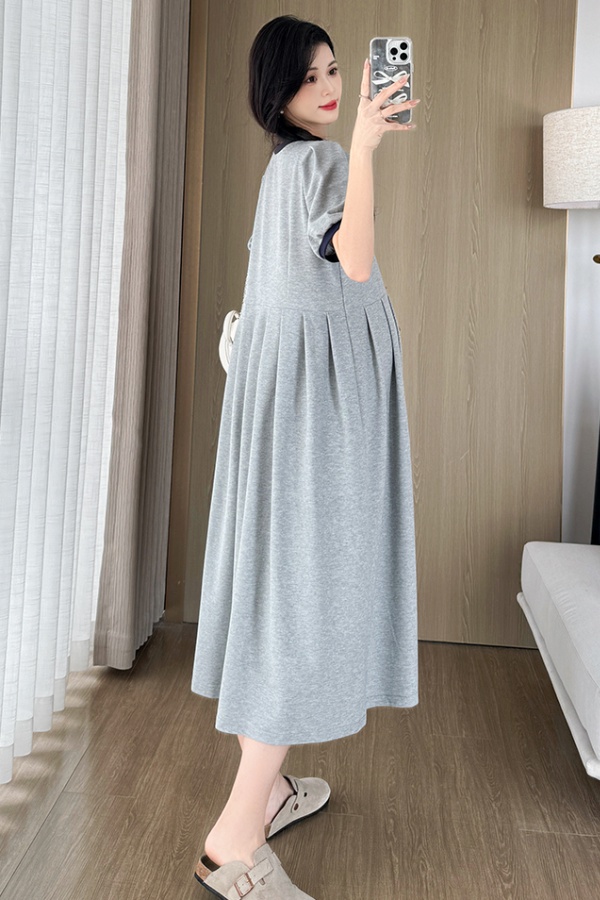 Long dress loose maternity clothing for women