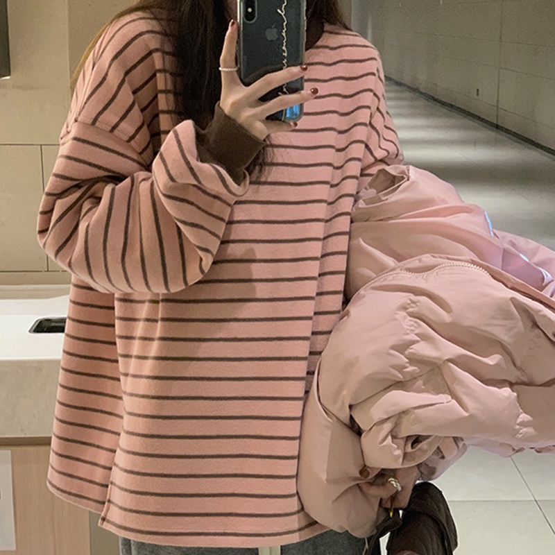 Loose long sleeve maiden Korean style cotton hoodie