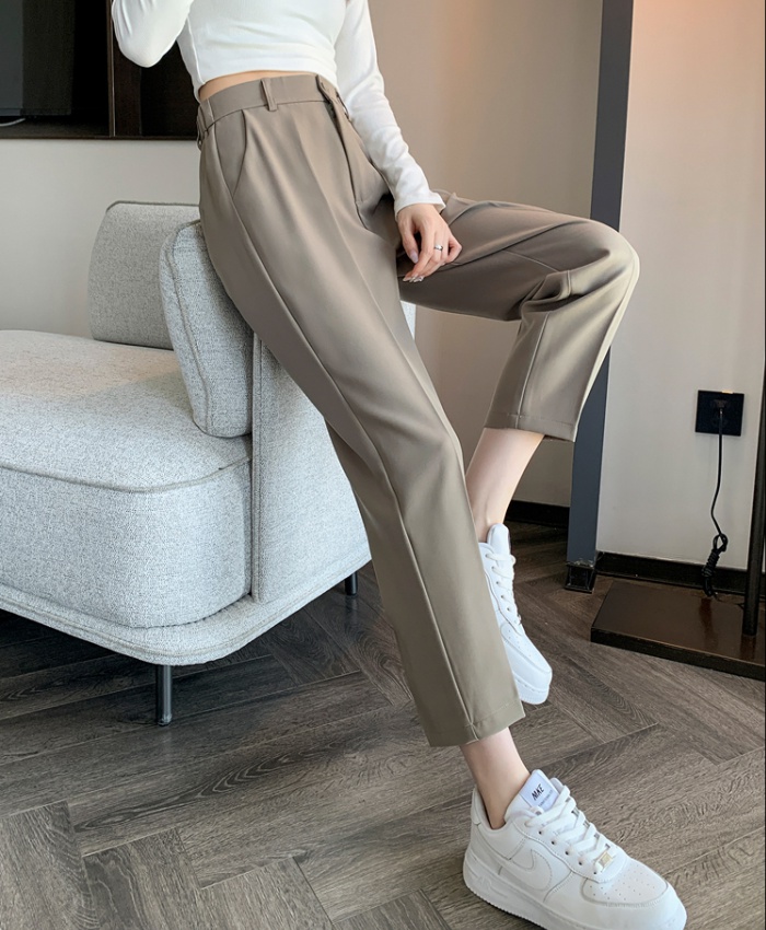 Slim pants high waist suit pants for women