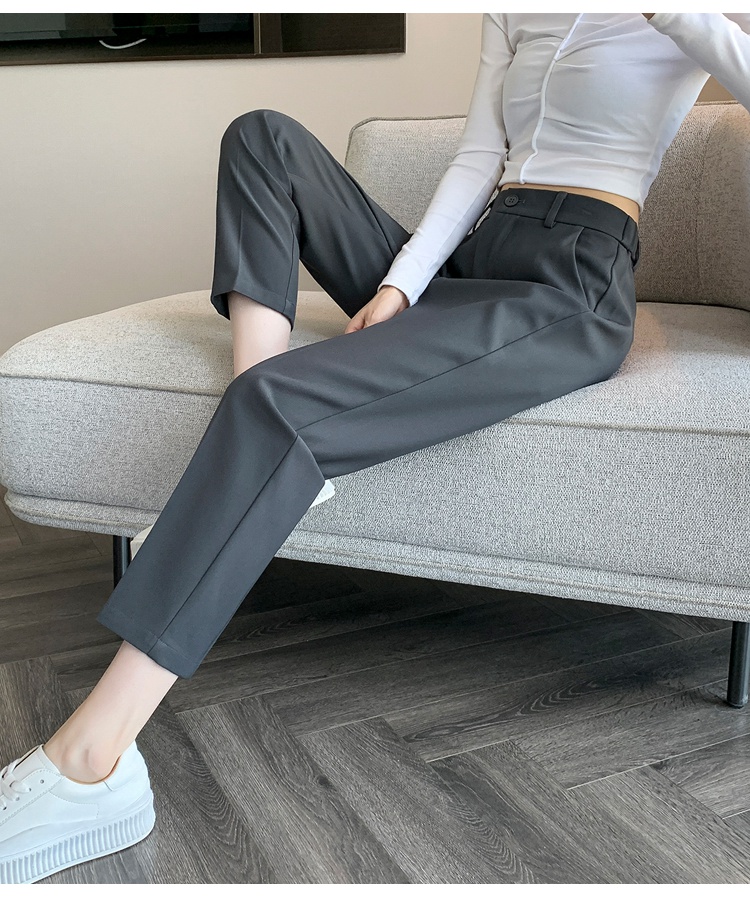 Slim pants high waist suit pants for women