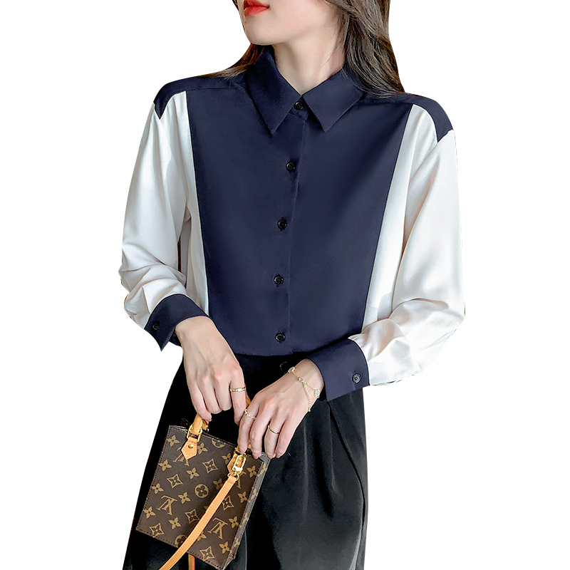 Chiffon autumn business suit temperament shirt for women