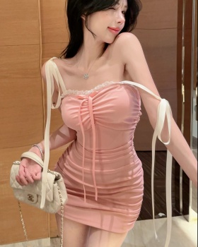 Package hip fashion sexy sling tight lace dress