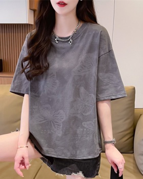 All-match loose T-shirt summer Casual tops for women