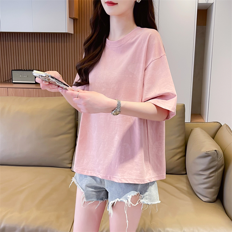 All-match loose T-shirt summer Casual tops for women