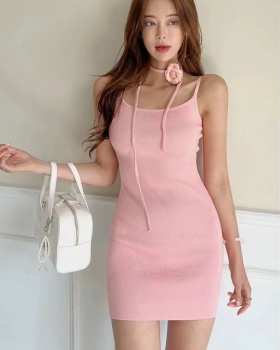 Temperament Korean style slim package hip dress for women