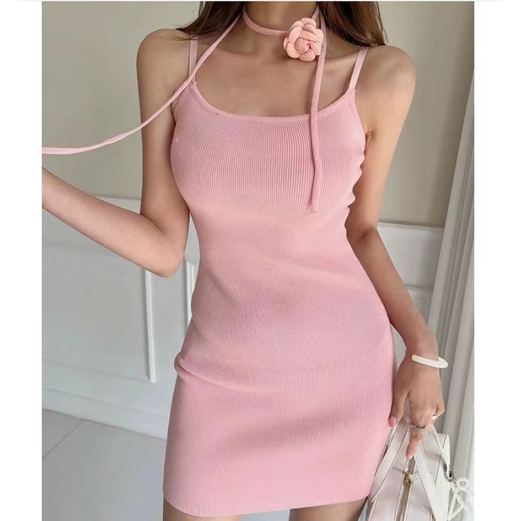 Temperament Korean style slim package hip dress for women