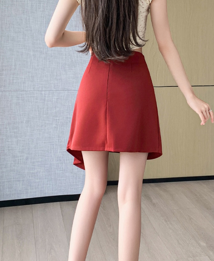 A-line skirt spring and summer business suit