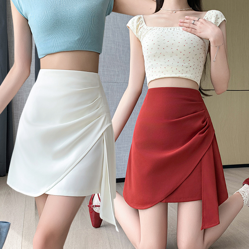 A-line skirt spring and summer business suit