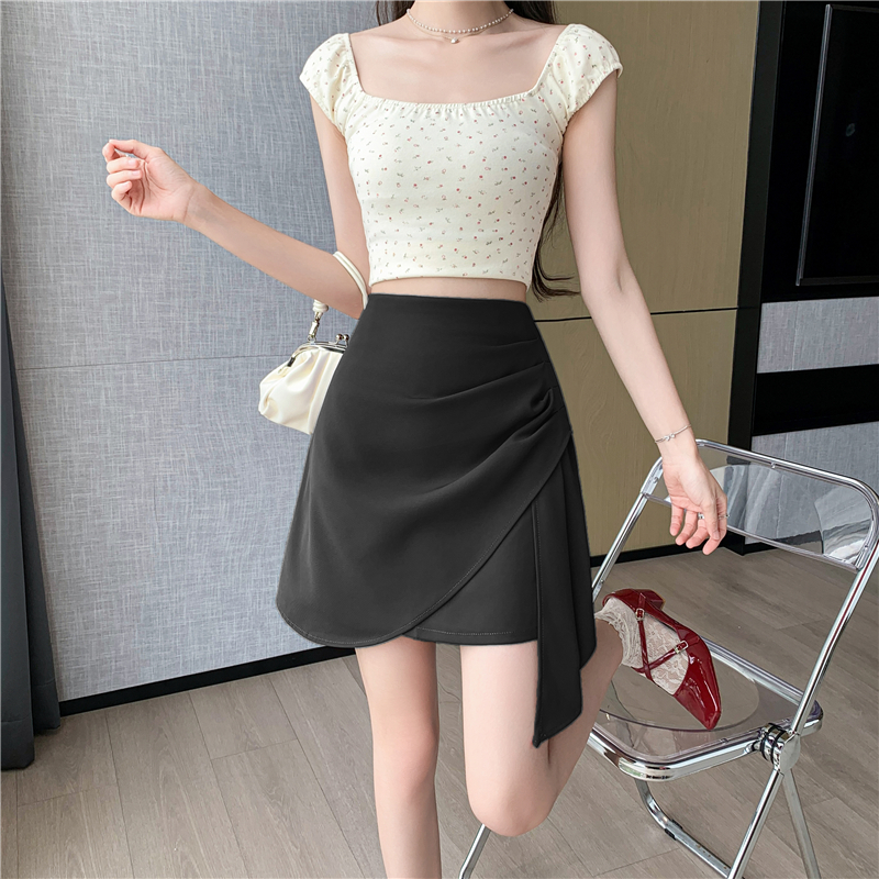 A-line skirt spring and summer business suit