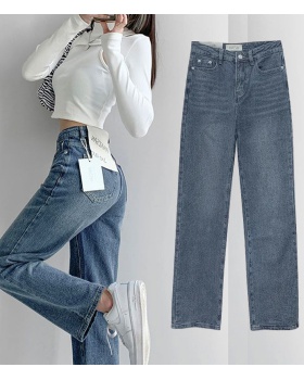 Mopping retro niche jeans high waist loose pants for women