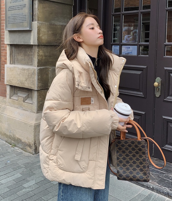 Down thick coat winter bread clothing for women