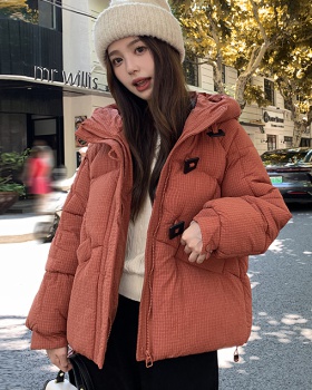 Short hooded cotton coat winter down coat