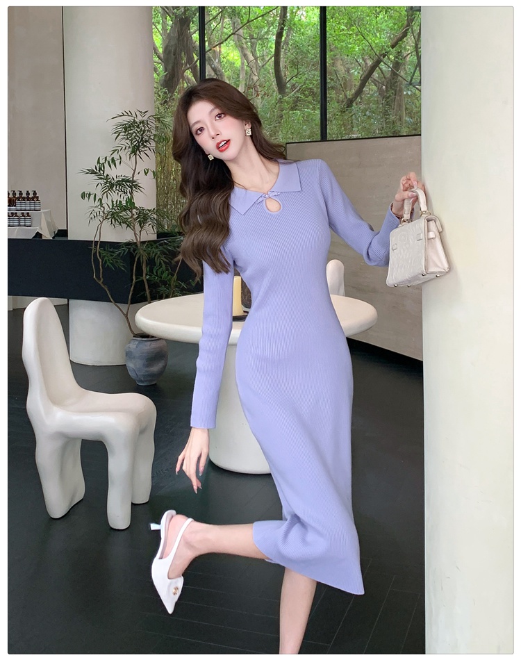 Bottoming temperament slim dress for women