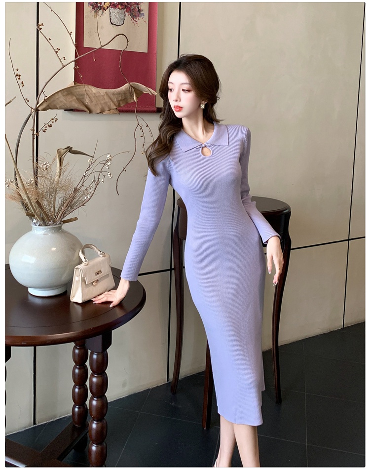 Bottoming temperament slim dress for women