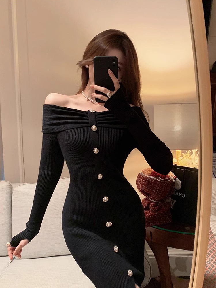 Bottoming temperament slim elegant dress for women