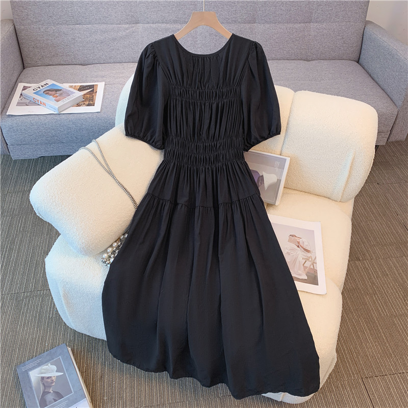 Large yard soft dress fat long dress for women