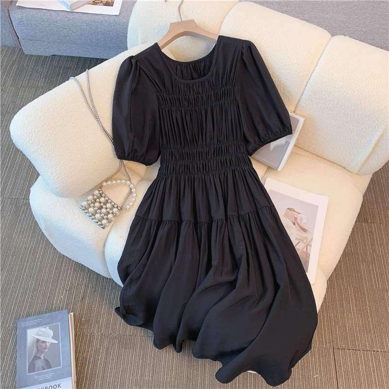 Large yard soft dress fat long dress for women