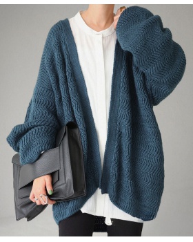 Thick knitwear tops knitted shawl